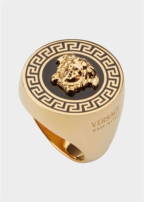 ringe herren versace|Versace jewelry for men.